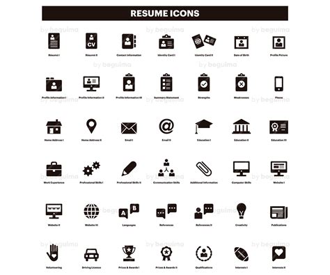 cv clipart|symbols for cv.